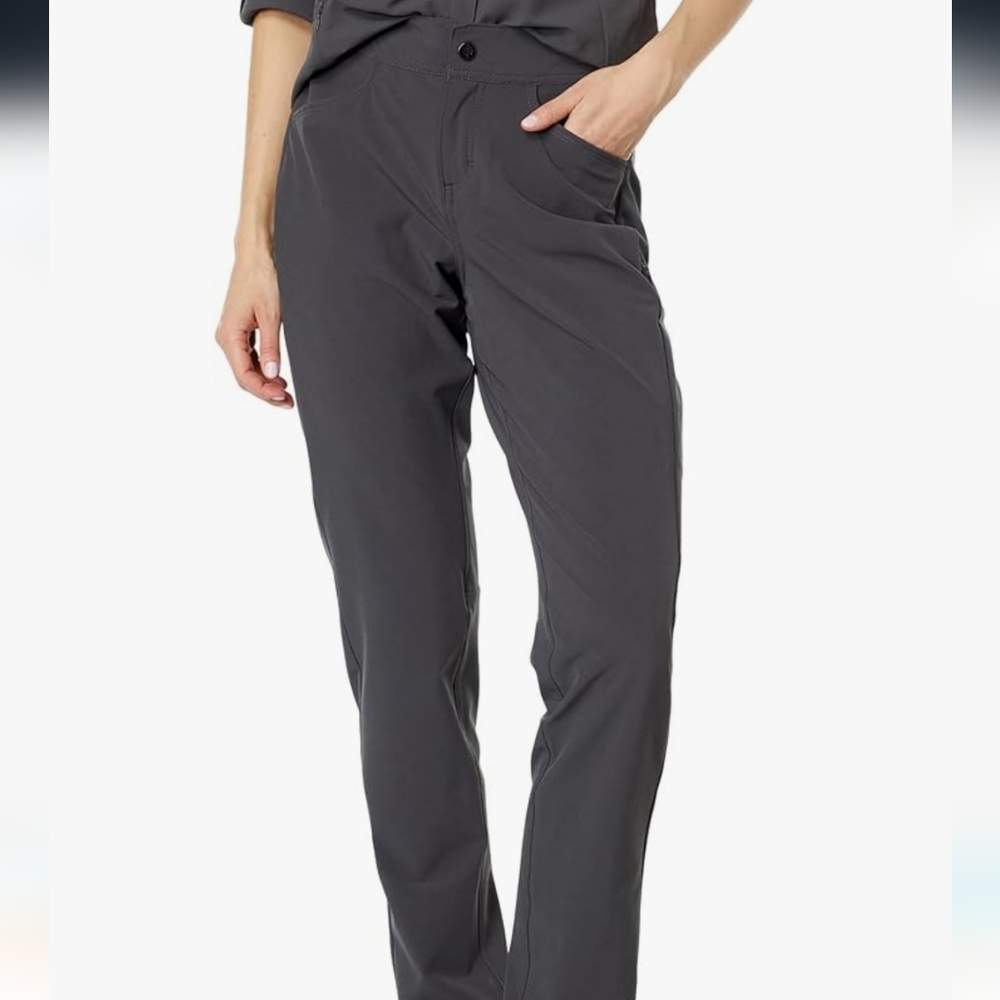 Royal Robbins Pants Womens 6 Black Straight Leg Hiking Outdoor